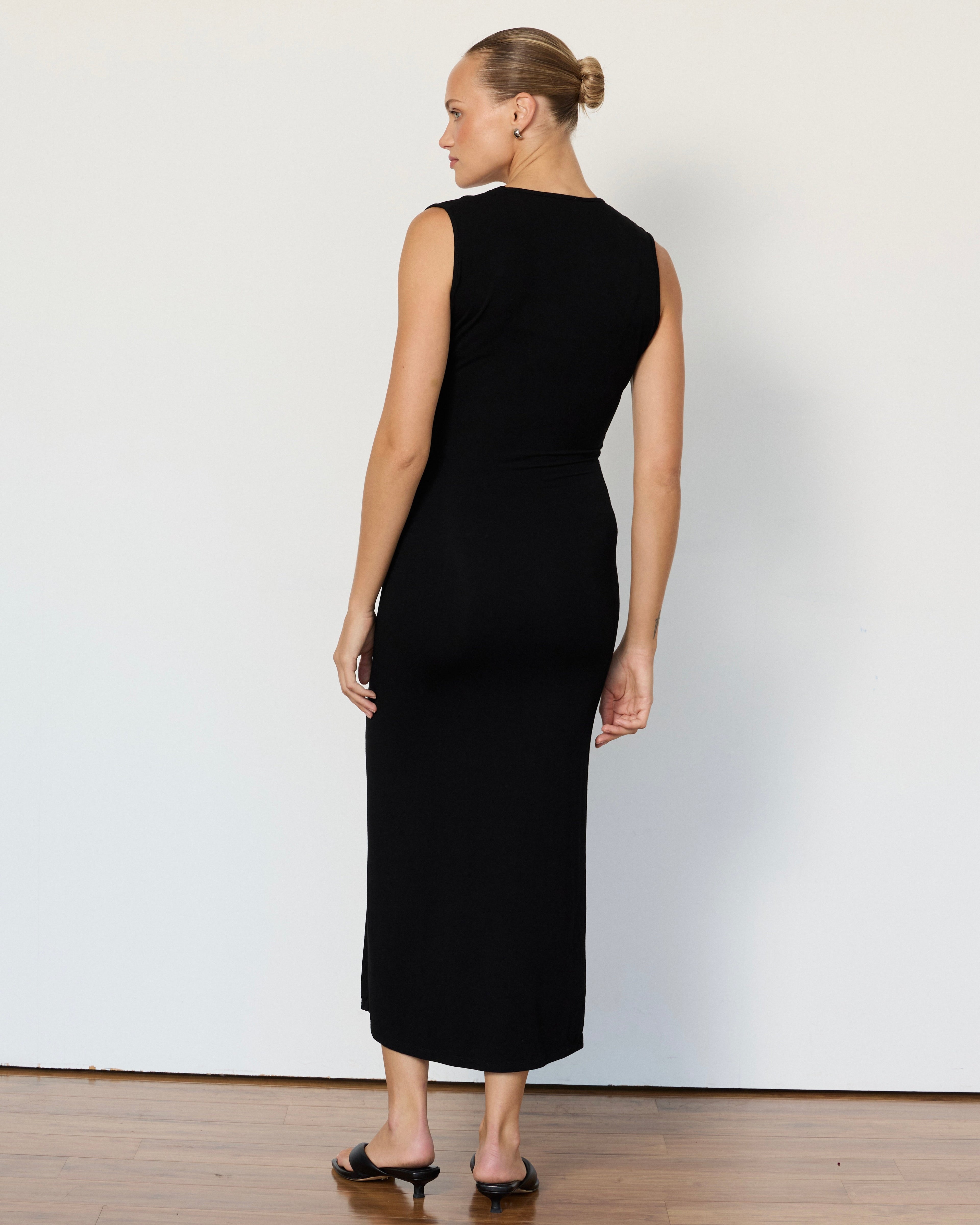 Tate Plunge Midi Dress